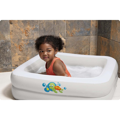 Bestway PODRÓŻNA Dmuchana Wanienka do kąpieli 2w1 Brodzik Basenik 51116