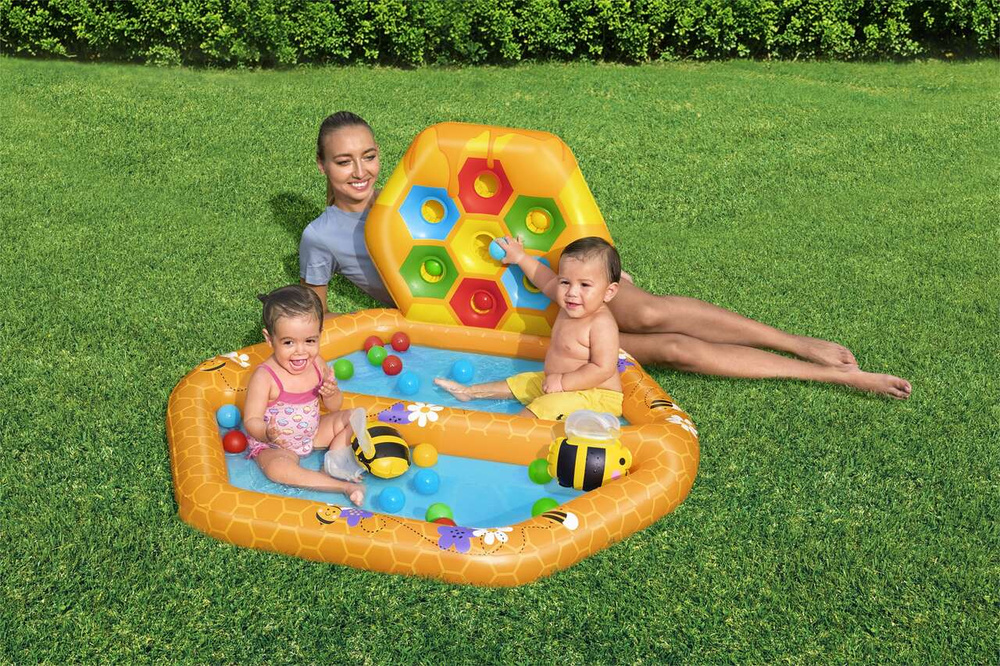 Plac zabaw dmuchany Pszczułki 127 x 119 x 61 cm Bestway 52639