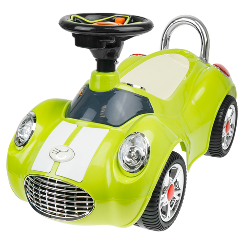 Jeździk interaktywny 3w1 Pchacz Auto Zielony 