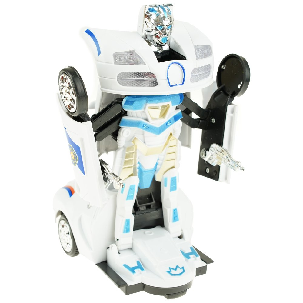 Zdalnie sterowany samochód - robot policja