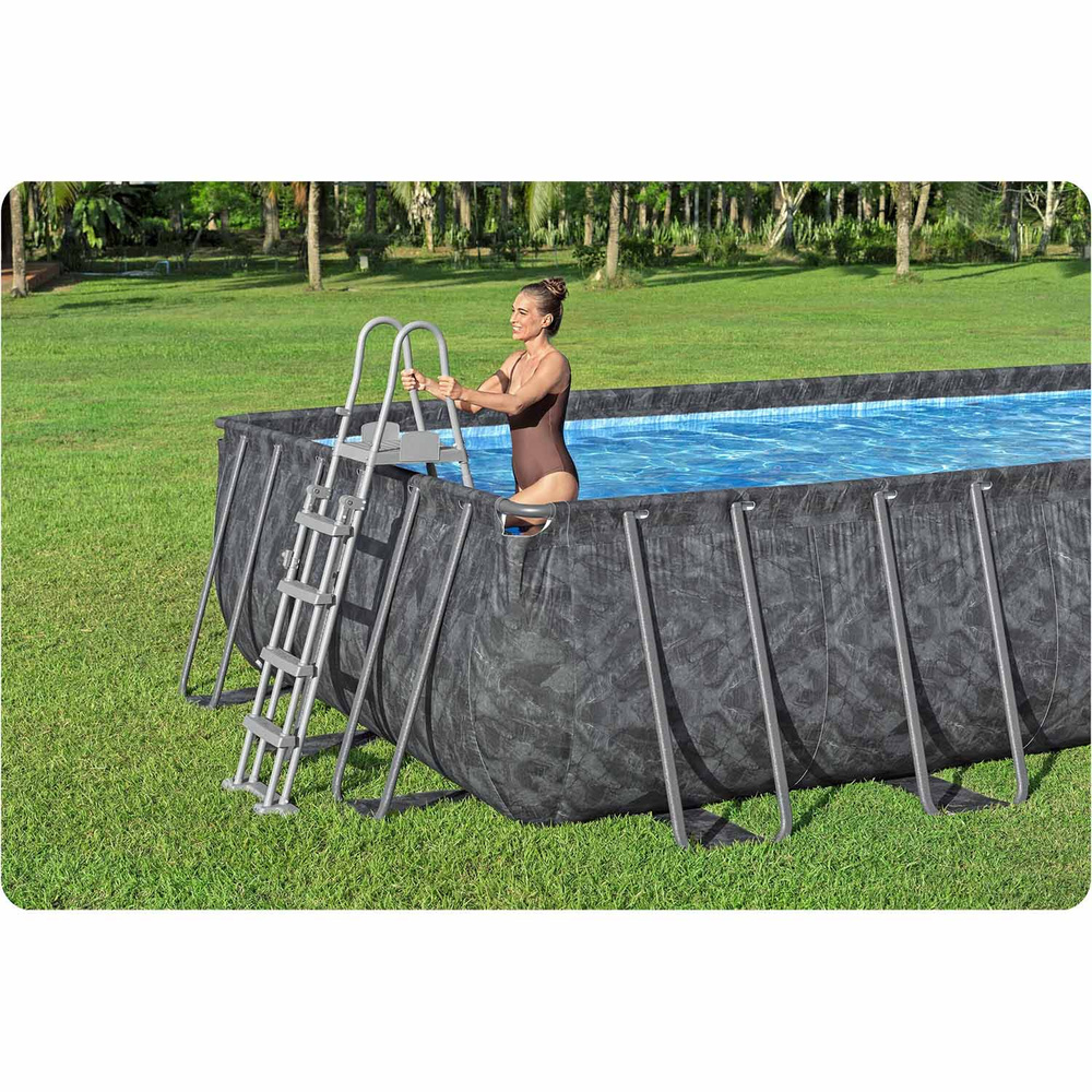 Bestway Basen stelażowy CAŁOROCZNY APX 365 732x366cm pompa drabinka 561KG