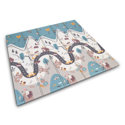 Mata piankowa edukacyjna składana 200 x 180 x 1 cm