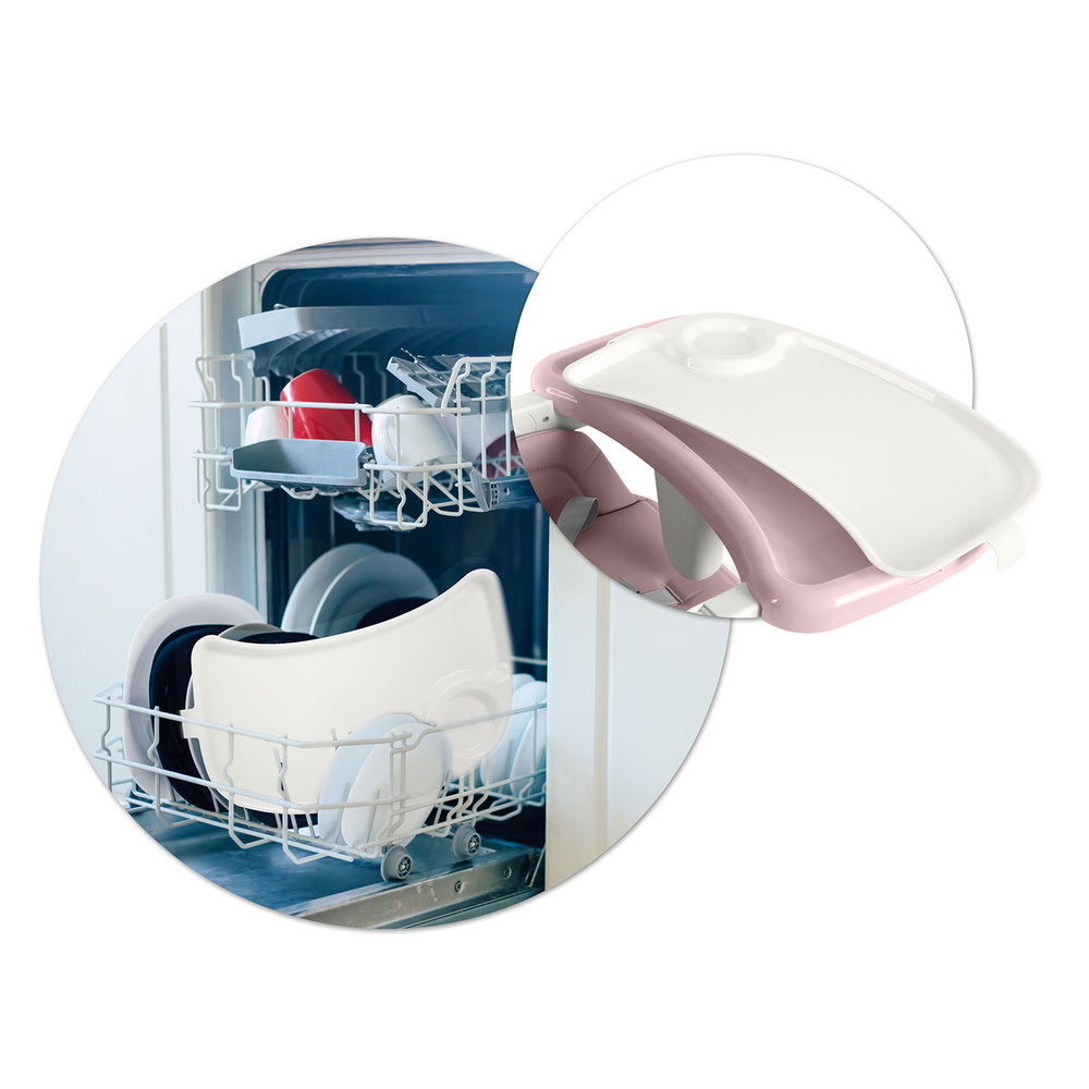 Krzesełko do karmienia Elite różowe