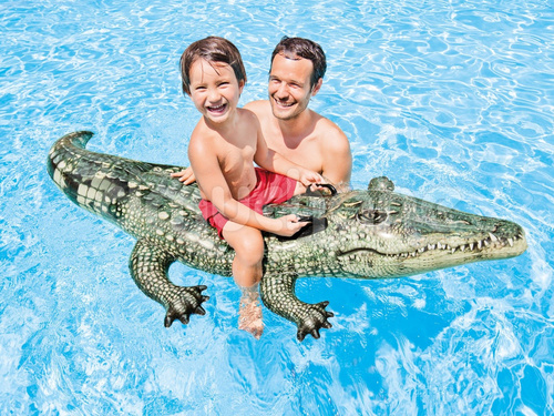 Aligator dmuchany materac zabawka do pływania  Intex 57551