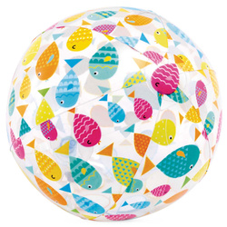 Dmuchana piłka plażowa wesołe rybki 51 cm INTEX 59040