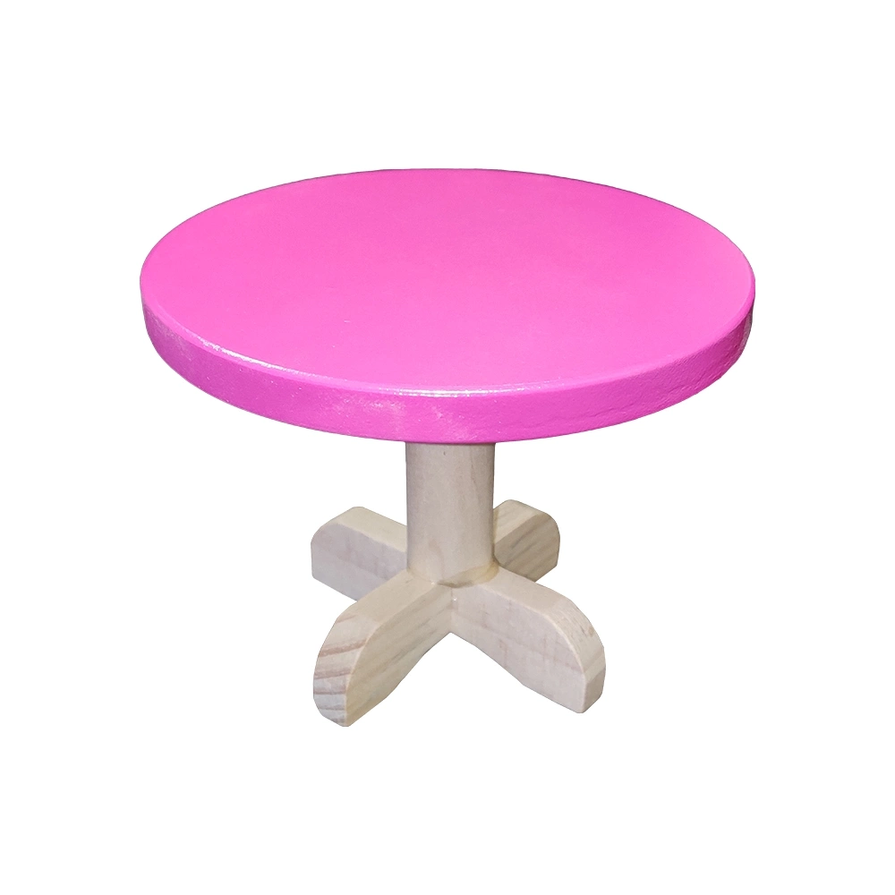 Zestaw drewnianych mebelków do domku dla lalek do salonu, jadalni