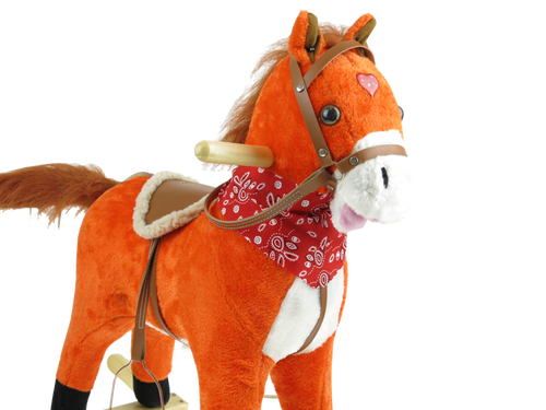 KONIK NA BIEGUNACH RŻY PARSKA POMARAŃCZOWY