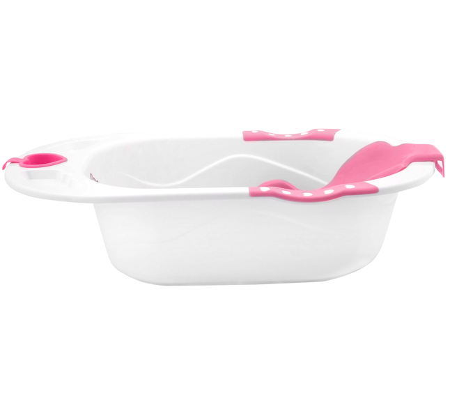 Wanienka z siedziskiem różowa 83 x 50 x 23 cm KINDERSAFE 