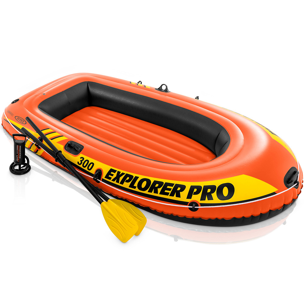 Ponton Explorer PRO 300 Set 244 x 117 x 36 cm wiosła + pompka INTEX 58358