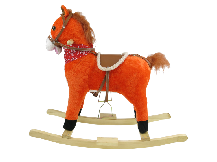 KONIK NA BIEGUNACH RŻY PARSKA POMARAŃCZOWY