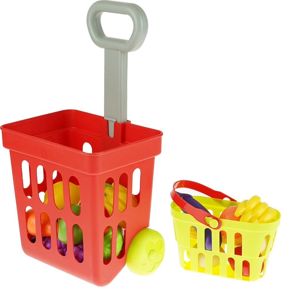 Wózek sklepowy na zakupy akcesoria koszyk owoce warzywa