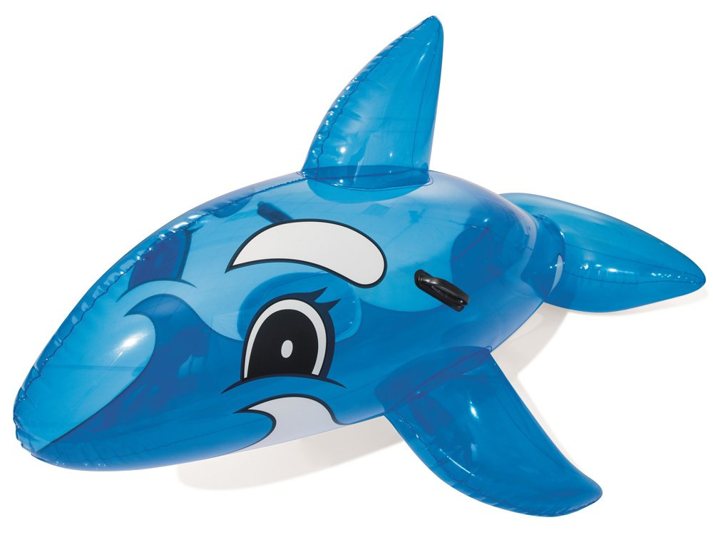 Bestway Duży dmuchany niebieski Delfin Wieloryb do pływania 157 cm 41037