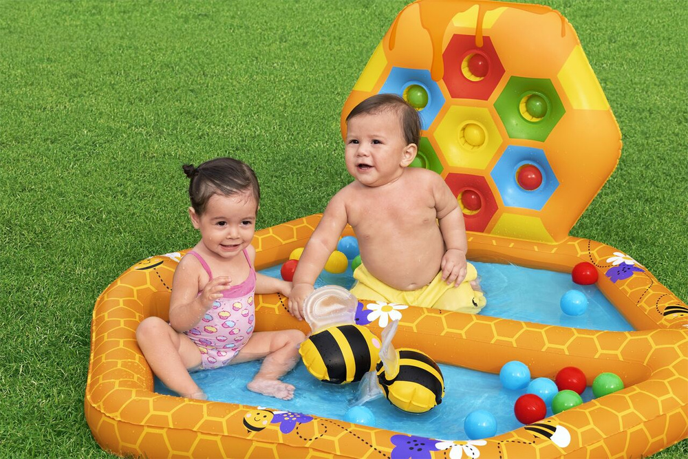 Plac zabaw dmuchany Pszczułki 127 x 119 x 61 cm Bestway 52639