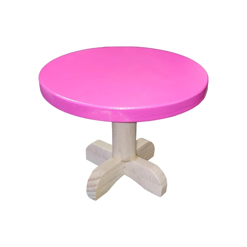 Zestaw drewnianych mebelków do domku dla lalek do salonu, jadalni