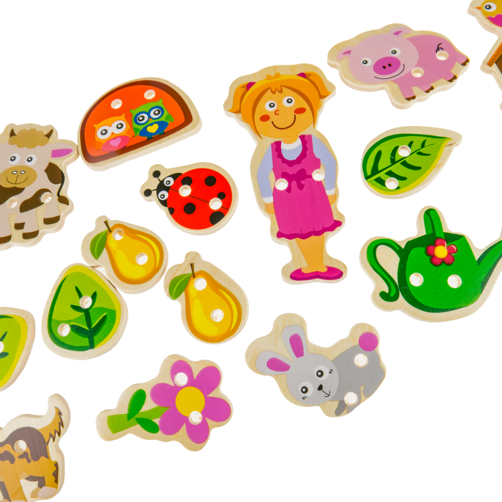 Układanka drewniana Puzzle - Na wsi