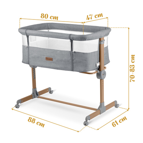 Łóżeczko dziecięce składane turystyczne dostawka