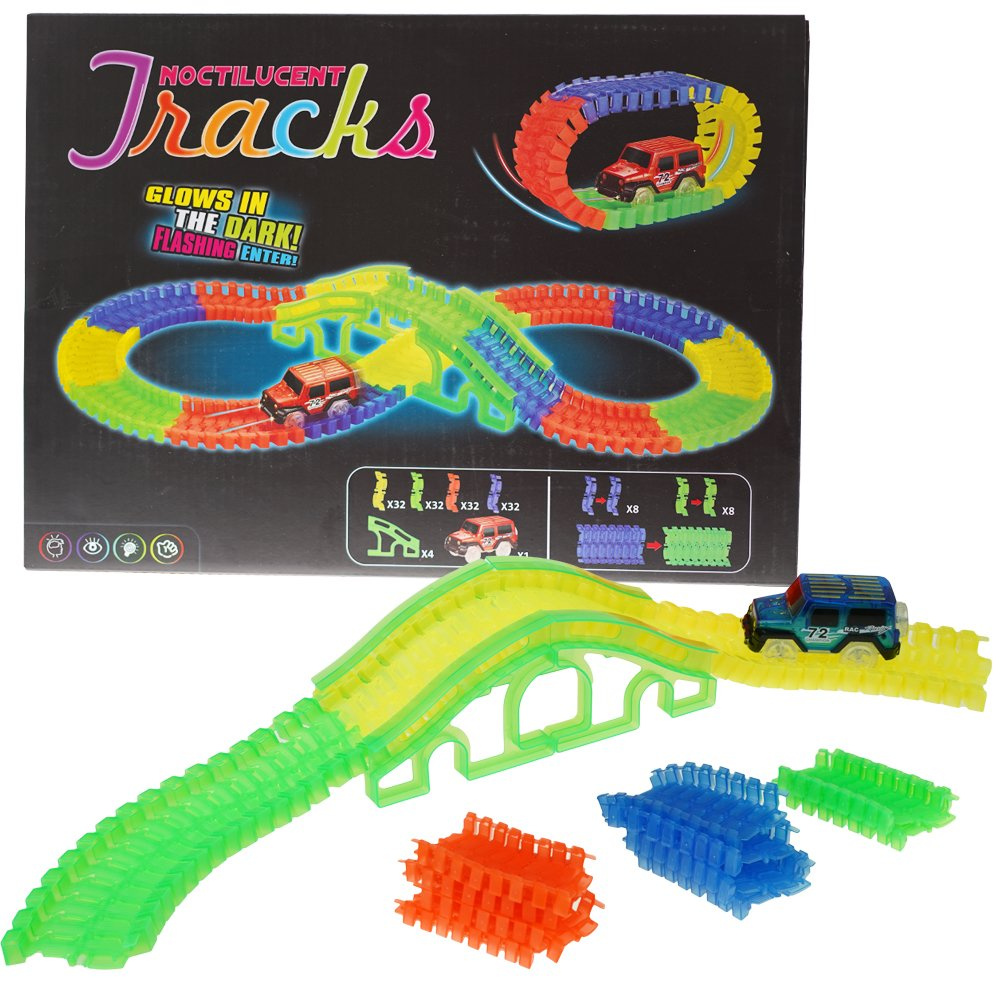 Magic tracks świecący tor most Autko 132 el. samochód OUTLET