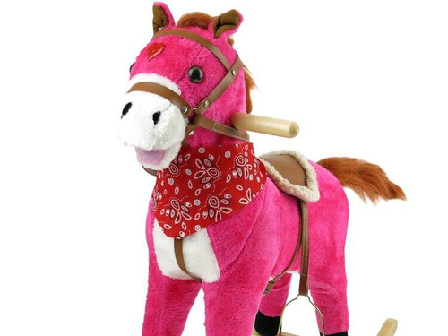 KONIK NA BIEGUNACH RŻY PARSKA RÓŻOWYY