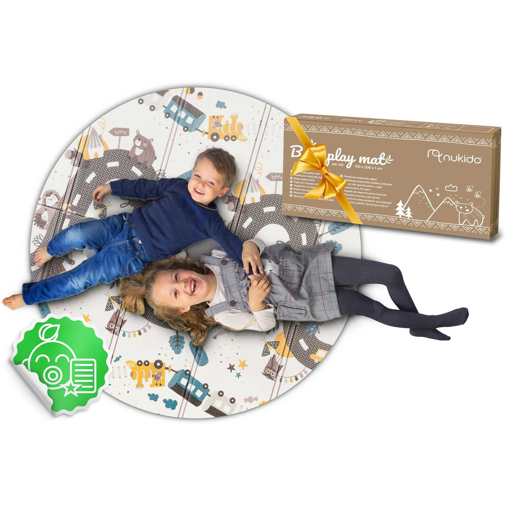 Mata piankowa edukacyjna składana 200 x 150 x 1 cm