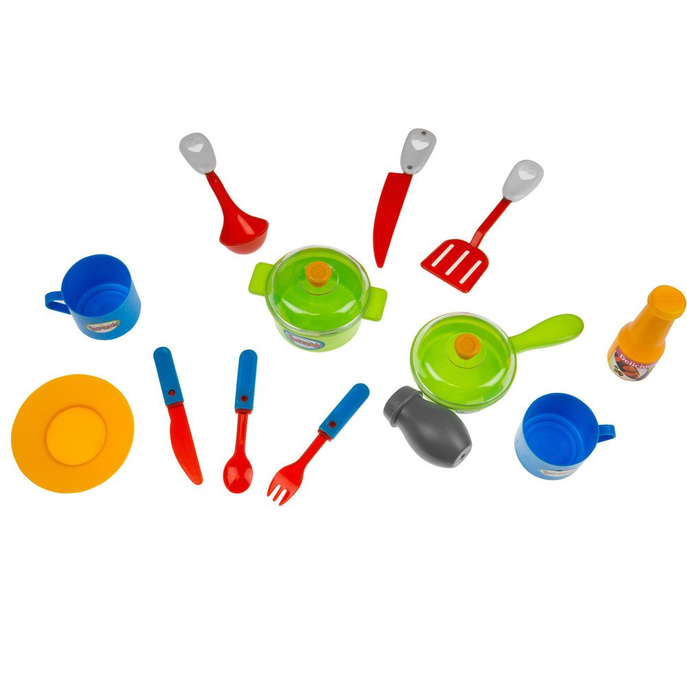 Duża kuchnia Akcesoria 15 el. Mały Kucharz 