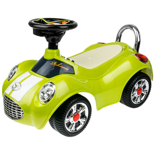 Jeździk interaktywny 3w1 Pchacz Auto Zielony 