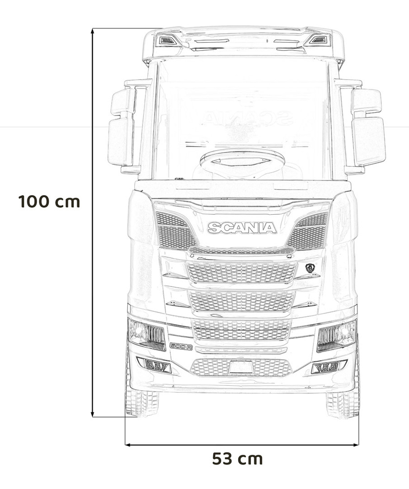 Pojazd Scania R-SERIE Biały