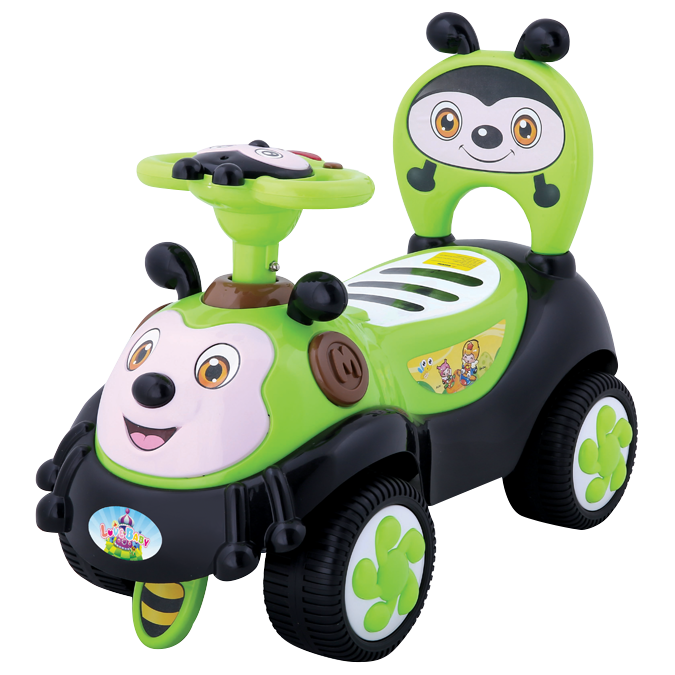 Jeździk dla dzieci pszczółka KINDERSAFE  zielony