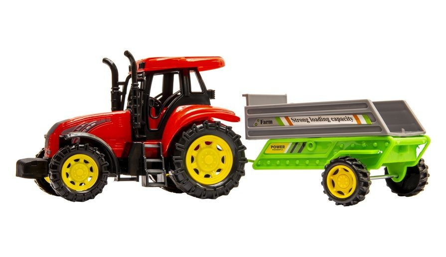 Traktor z przyczepą