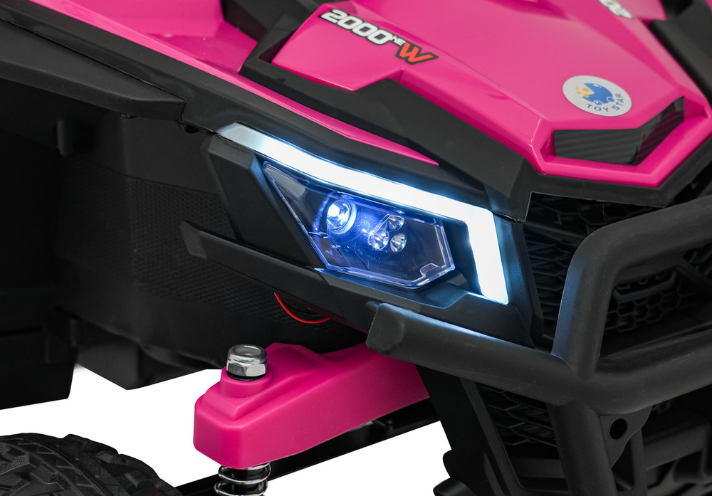 Pojazd Buggy Madman UTV-MX Różowy