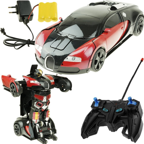 Auto robot RC Samochód Transformers 2w1 wyścigowy
