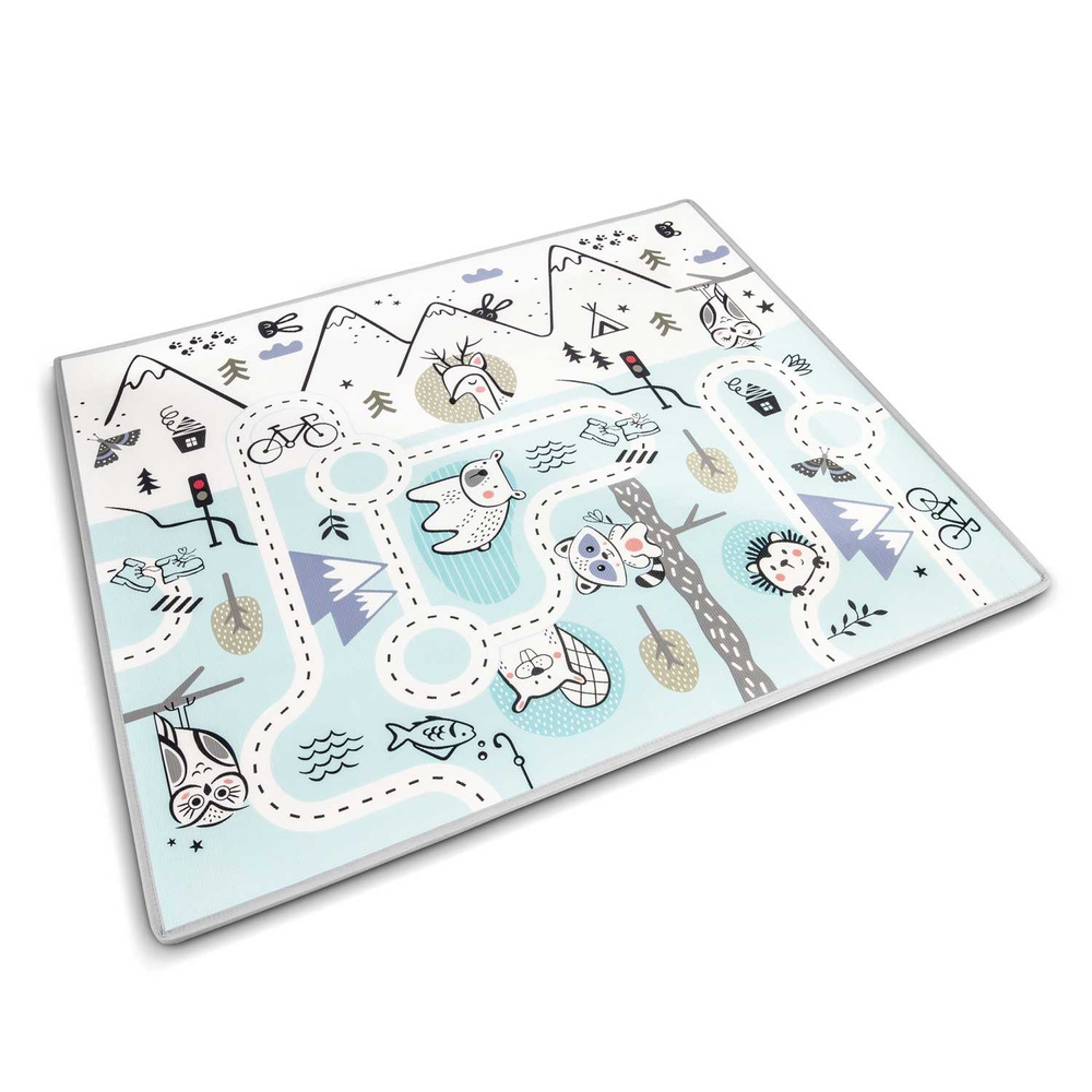 Mata piankowa edukacyjna zwijana 180 x 150 x 1,5 cm