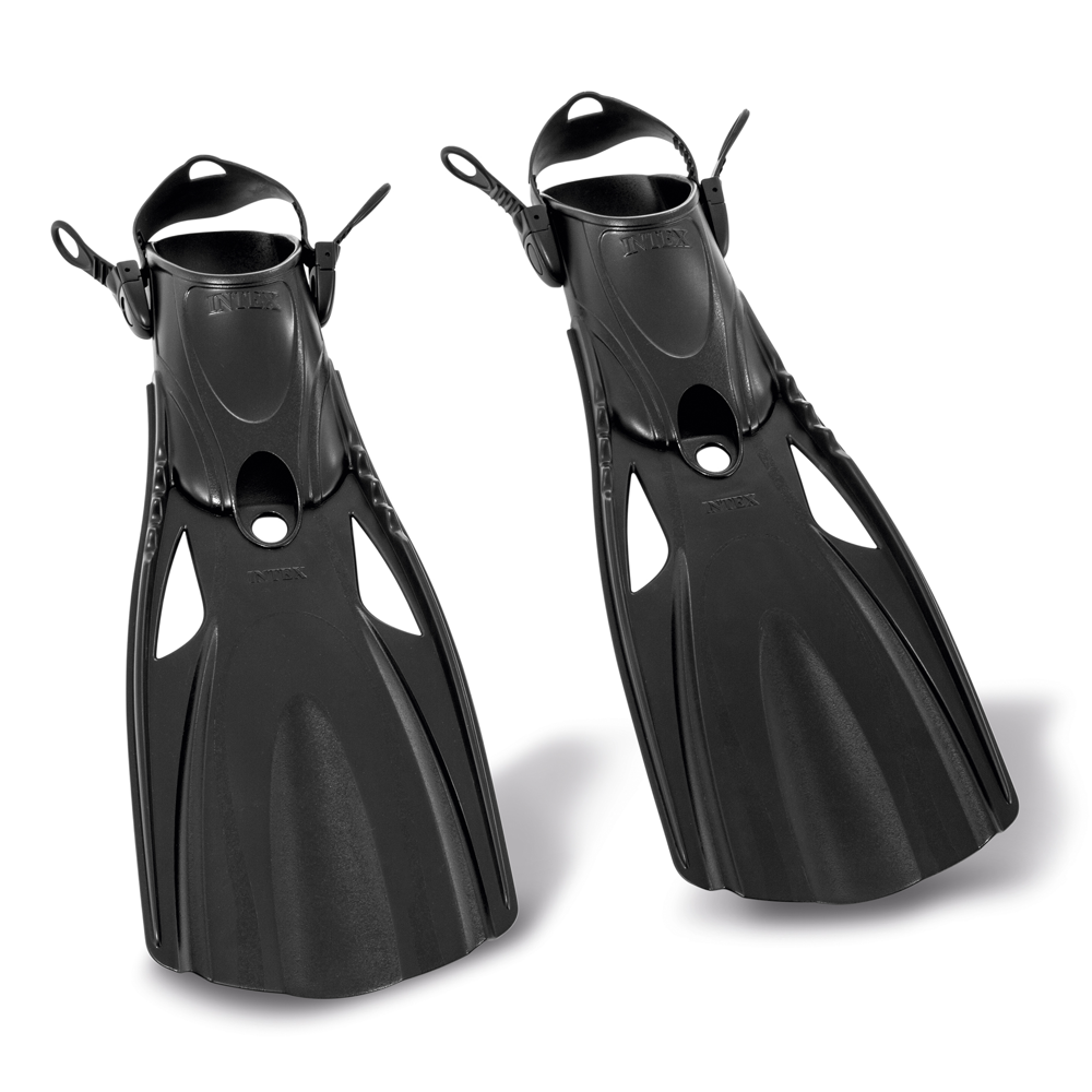 Płetwy regulowane 41-45 26-29 cm bez lateksu INTEX 55635