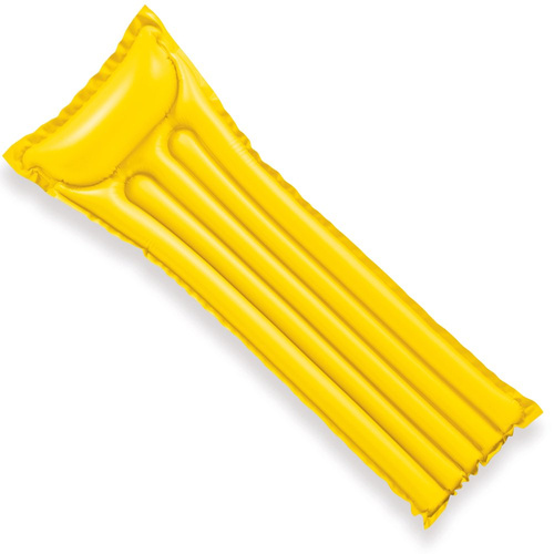 Żółty materac do pływania basen plażowy 183 x 69 cm INTEX 59703