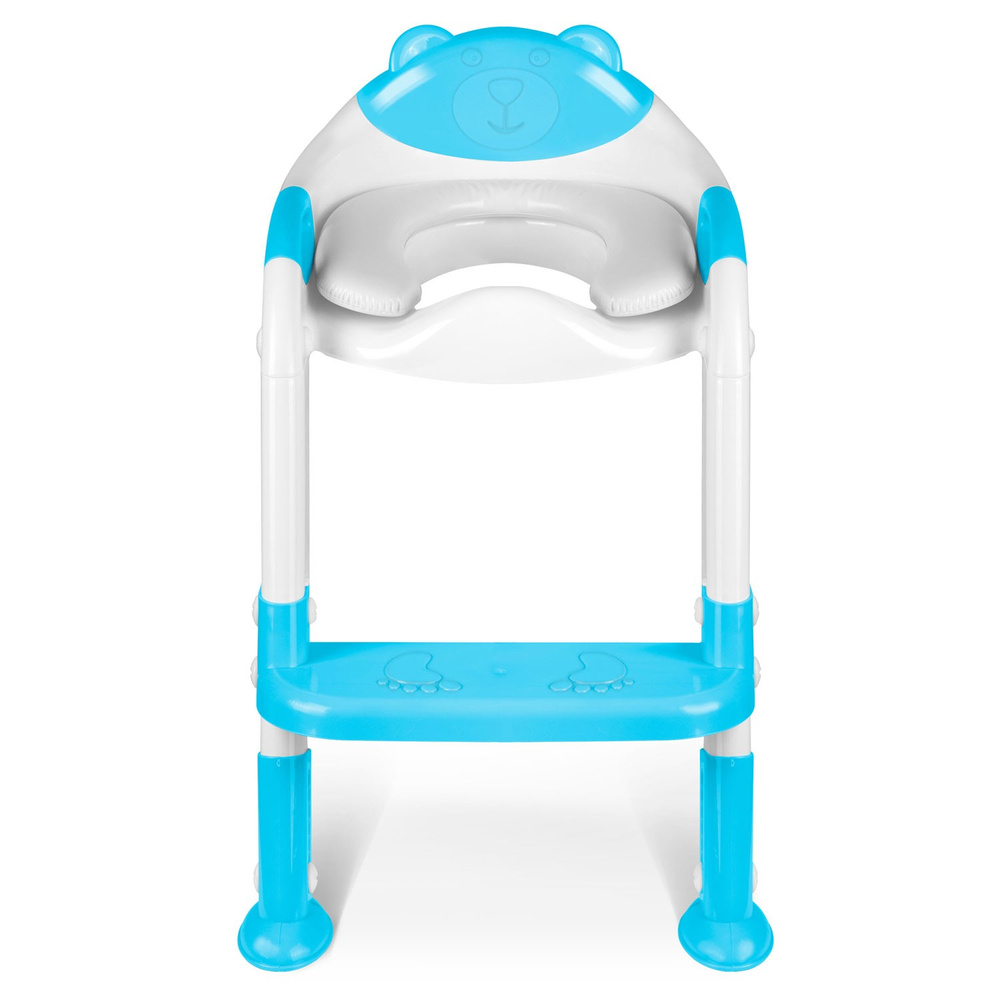 Nakładka na sedes z drabinką miś  niebieska