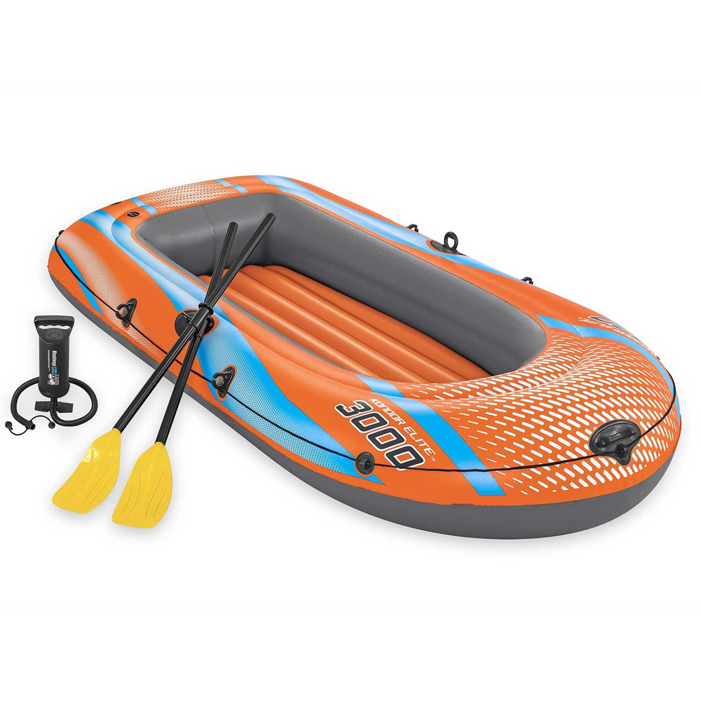 Bestway Zestaw Dmuchany ponton Kondor Elite 3000 z wiosłami i pompką 61145