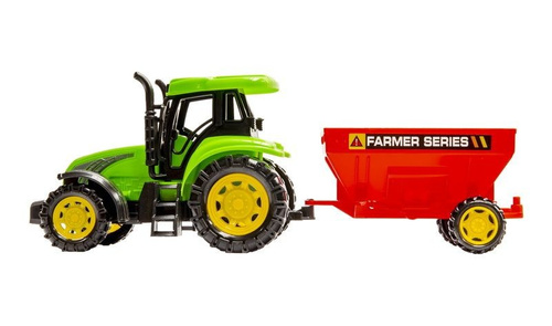 Traktor z przyczepą