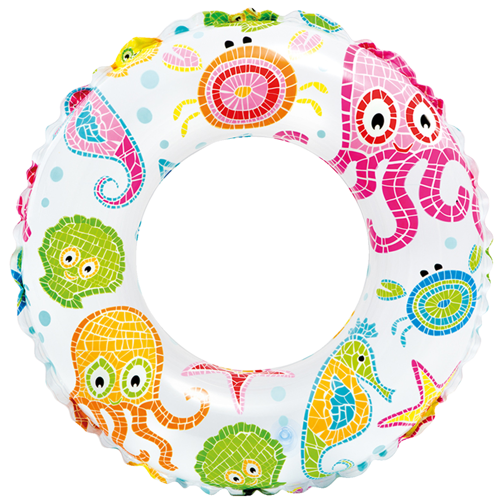 Kółko KOŁO DMUCHANE do Pływania  61 cm Zwierzęta morskie  INTEX 59241 3-6 lat