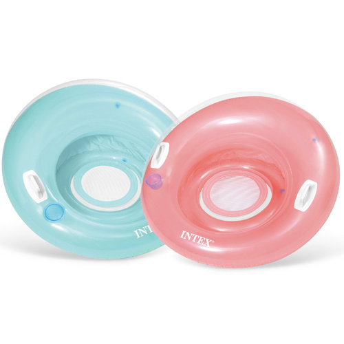 Dmuchany fotel plażowy z uchwytami na napoje 119 cm Intex 58883 