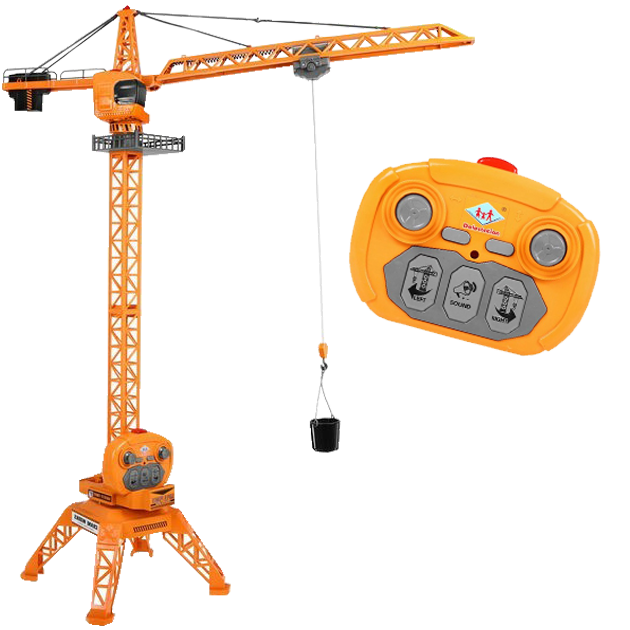 DUŻY Dźwig żuraw budowlany na pilota 120 cm