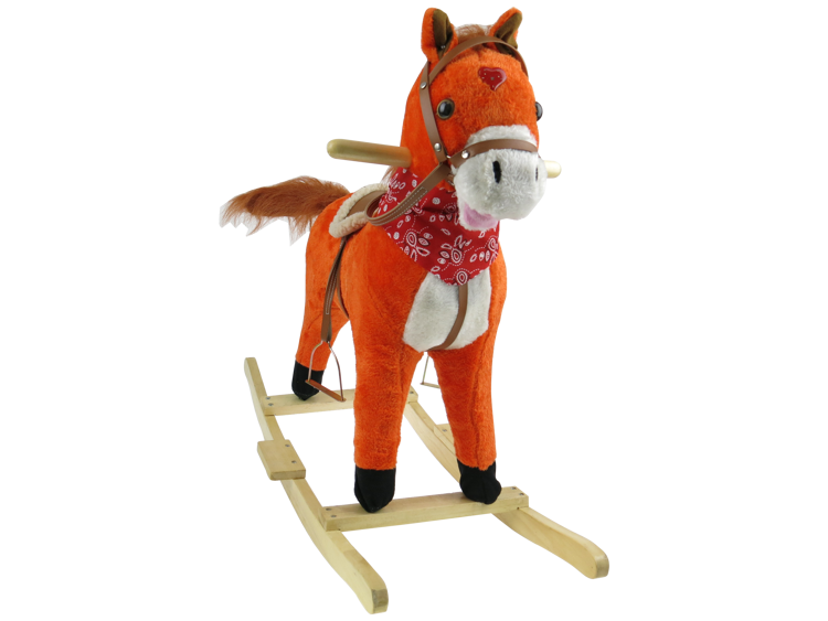 KONIK NA BIEGUNACH RŻY PARSKA POMARAŃCZOWY