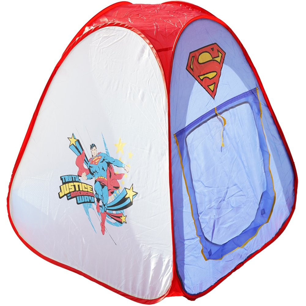 Namiot dla dzieci Superman samorozkładajacy się do ogrodu plac zabaw