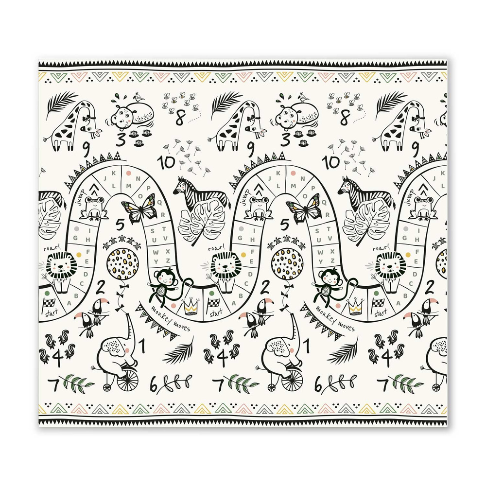 Mata piankowa edukacyjna składana 200 x 180 x 1 cm