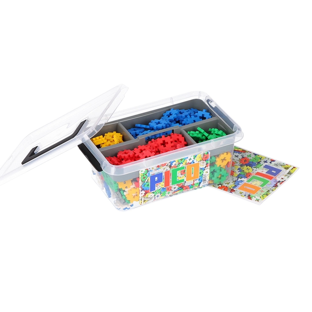 Klocki Pico W Pojemniku Wafle 300el Zestaw Kolorowych Klocków Konstrukcyjny