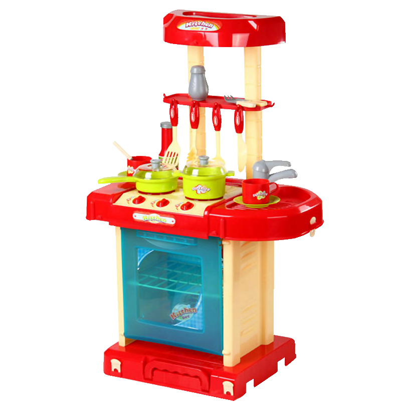 Kuchnia składana walizka akcesoria 18 el. Mały Kucharz 