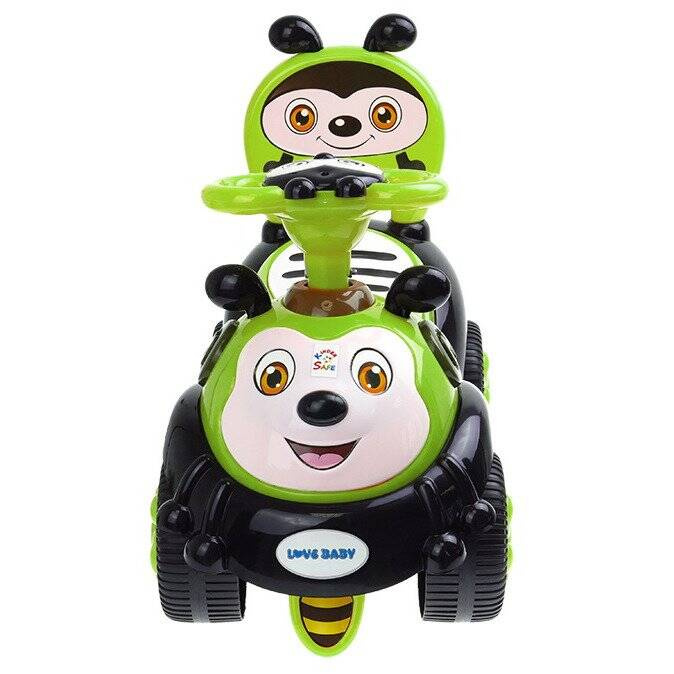 Jeździk dla dzieci pszczółka KINDERSAFE  zielony