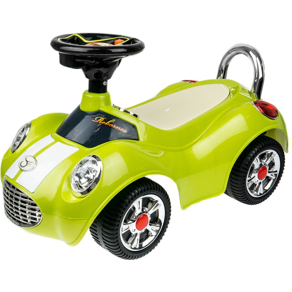 Jeździk interaktywny 3w1 Pchacz Auto Zielony 