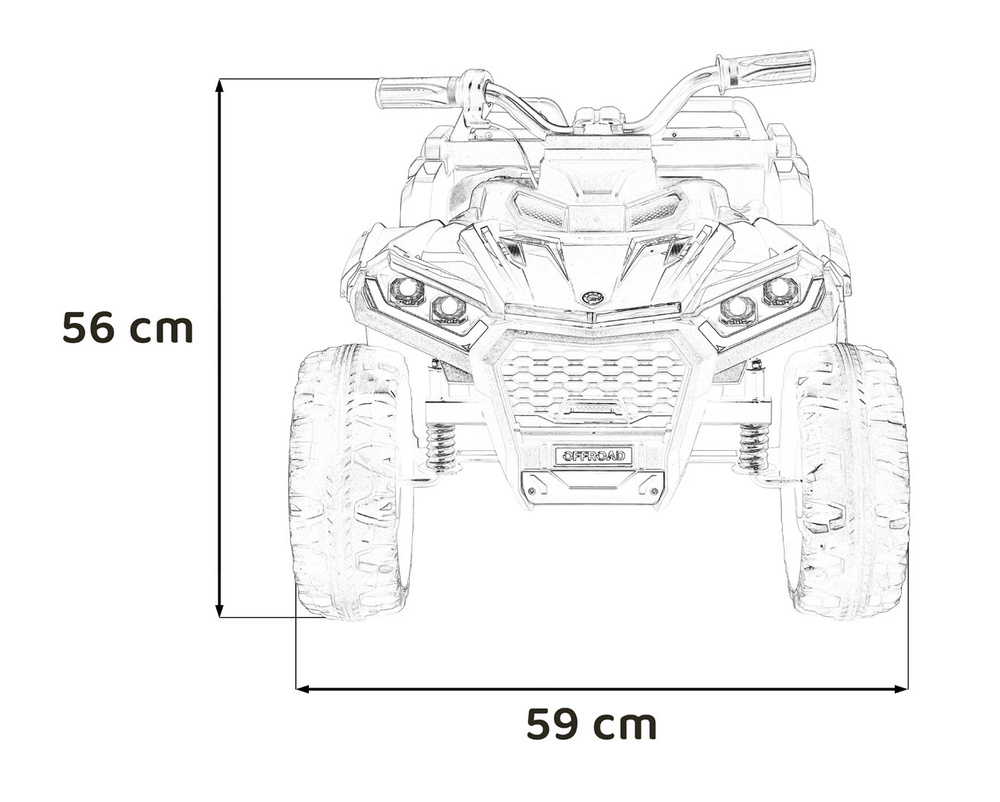 Pojazd Quad Sport TX ATV Czarny