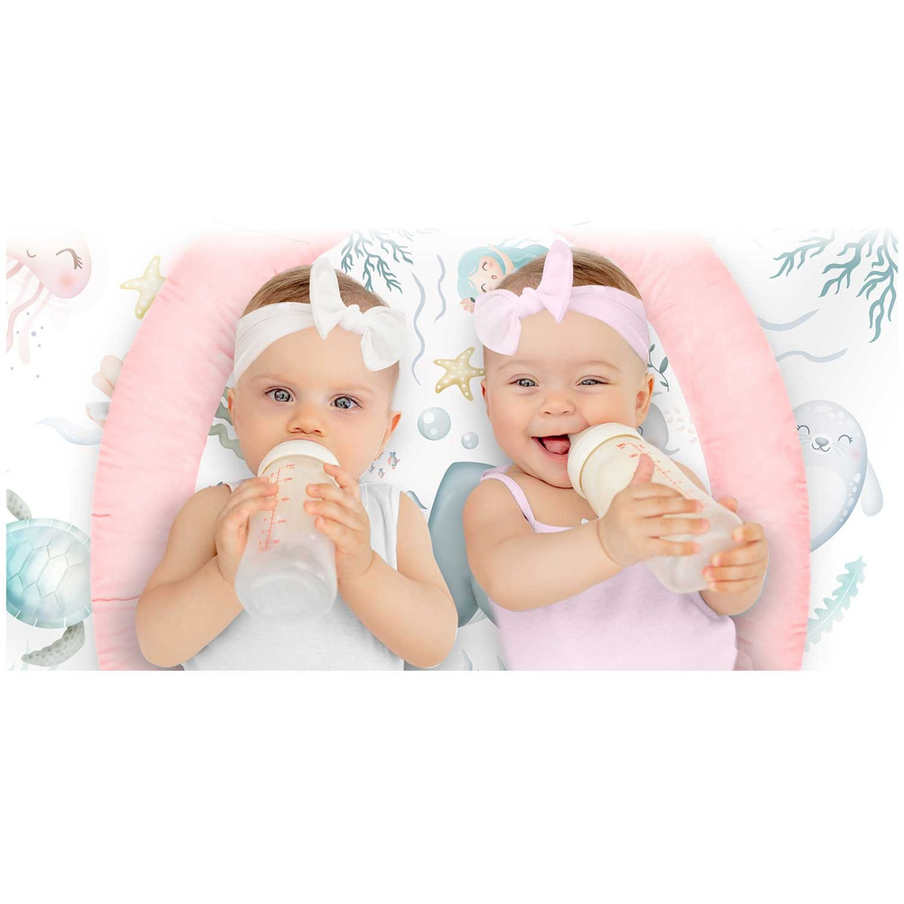 Mata edukacyjna interaktywna Ocean - różowa