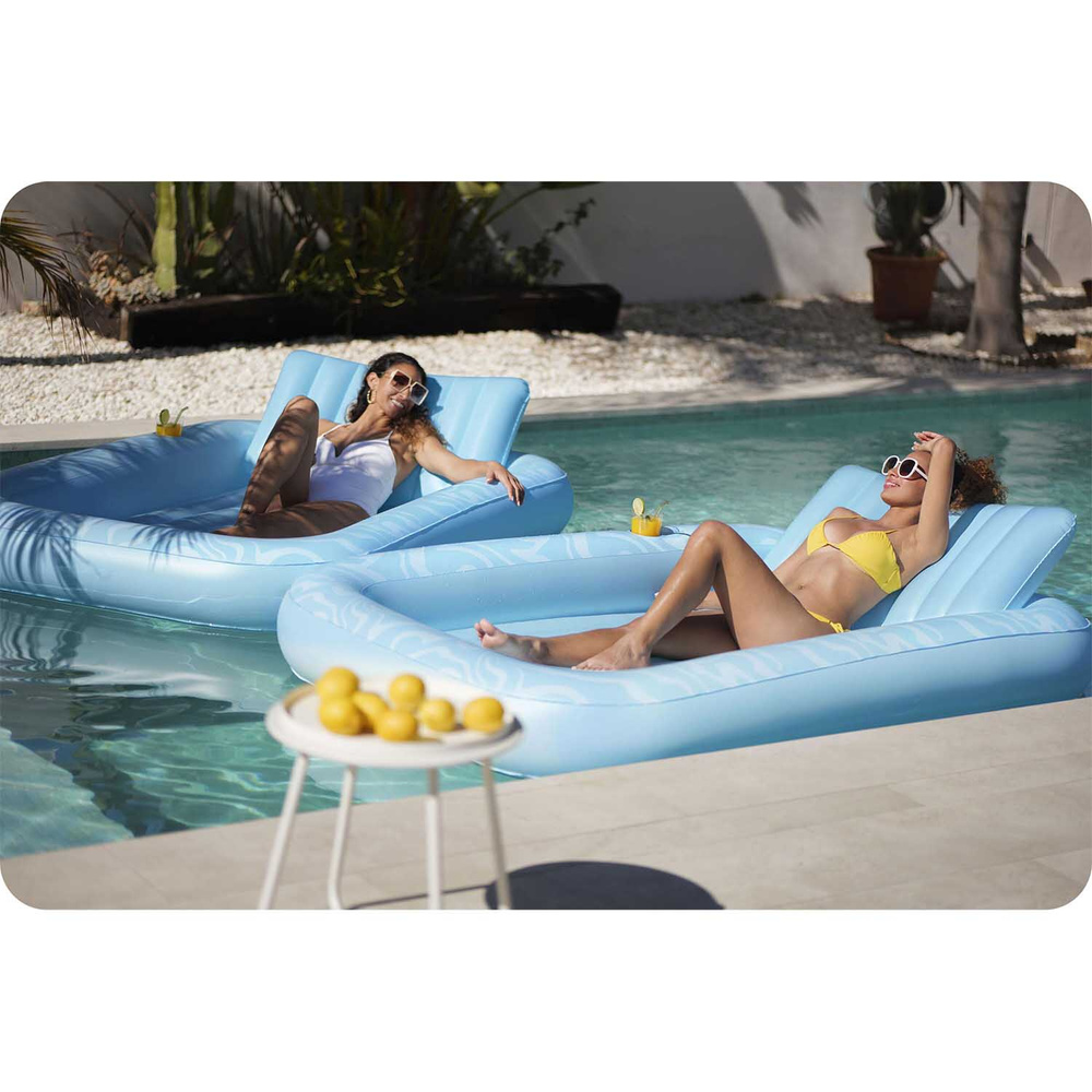 Dmuchany Materac do pływania Sun Kiss BESTWAY z Oparciem