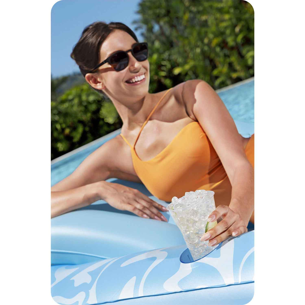 Dmuchany Materac do pływania Sun Kiss BESTWAY z Oparciem